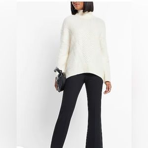 Express cable knit oversized sweater size XS.